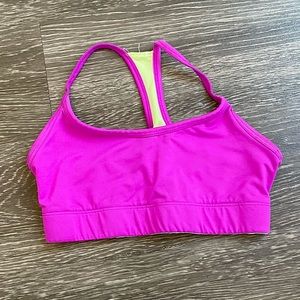 Champion Reversible Sports Bra in Pink and Yellow